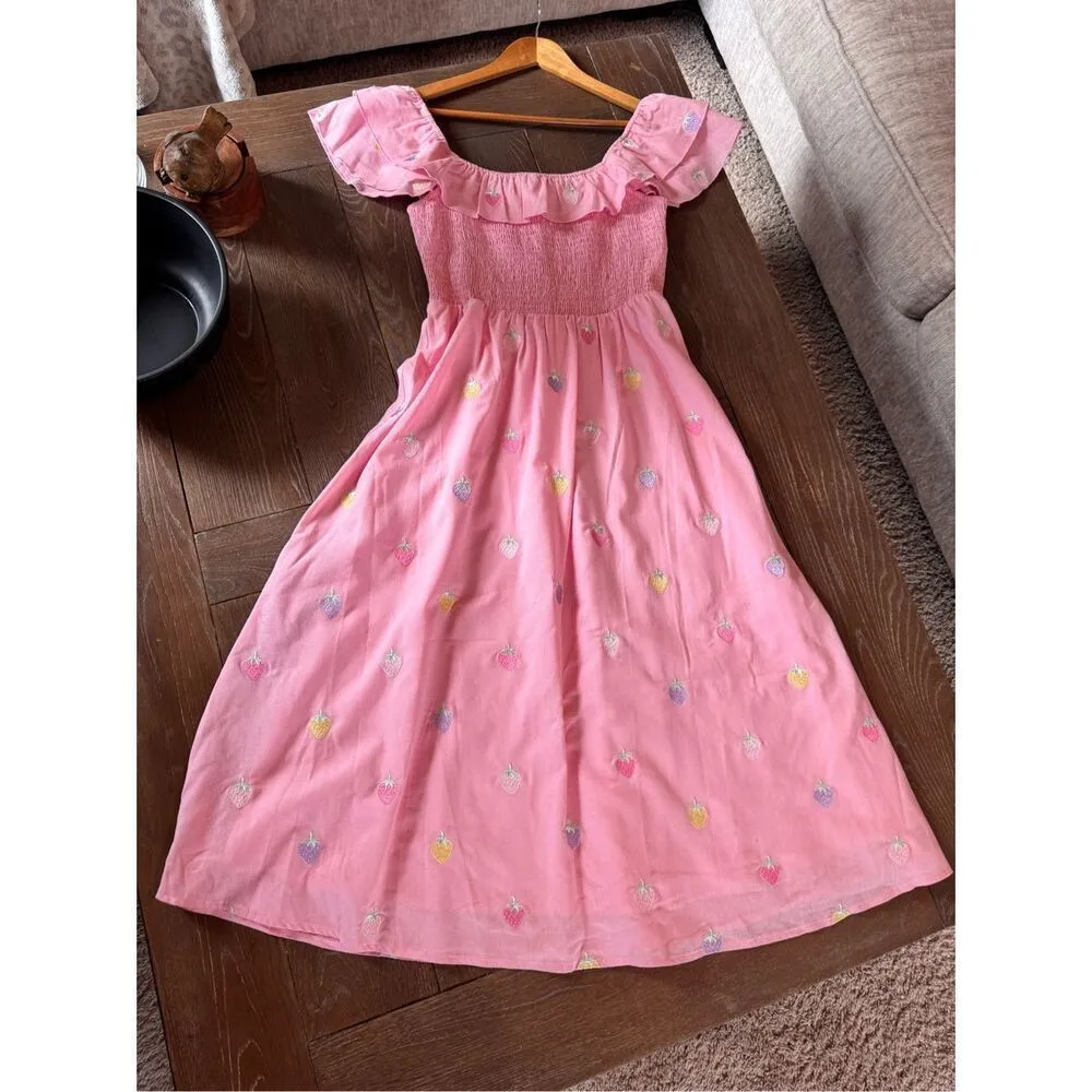 NWOT Olivia Rubin Talia Midi Dress in Pink Size 8 - Image 8