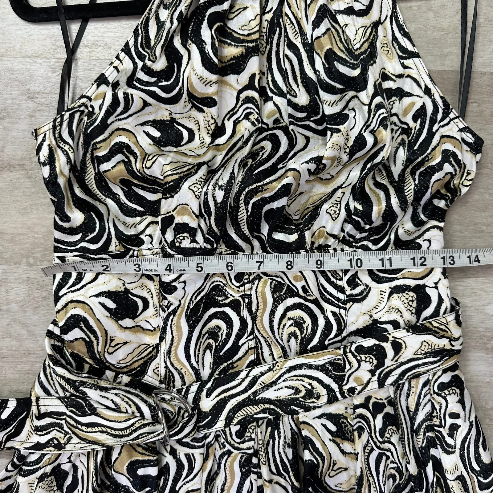 Diane Von Furstenburg Nicola Dress in Marble Black DVF Size 2 - Image 8