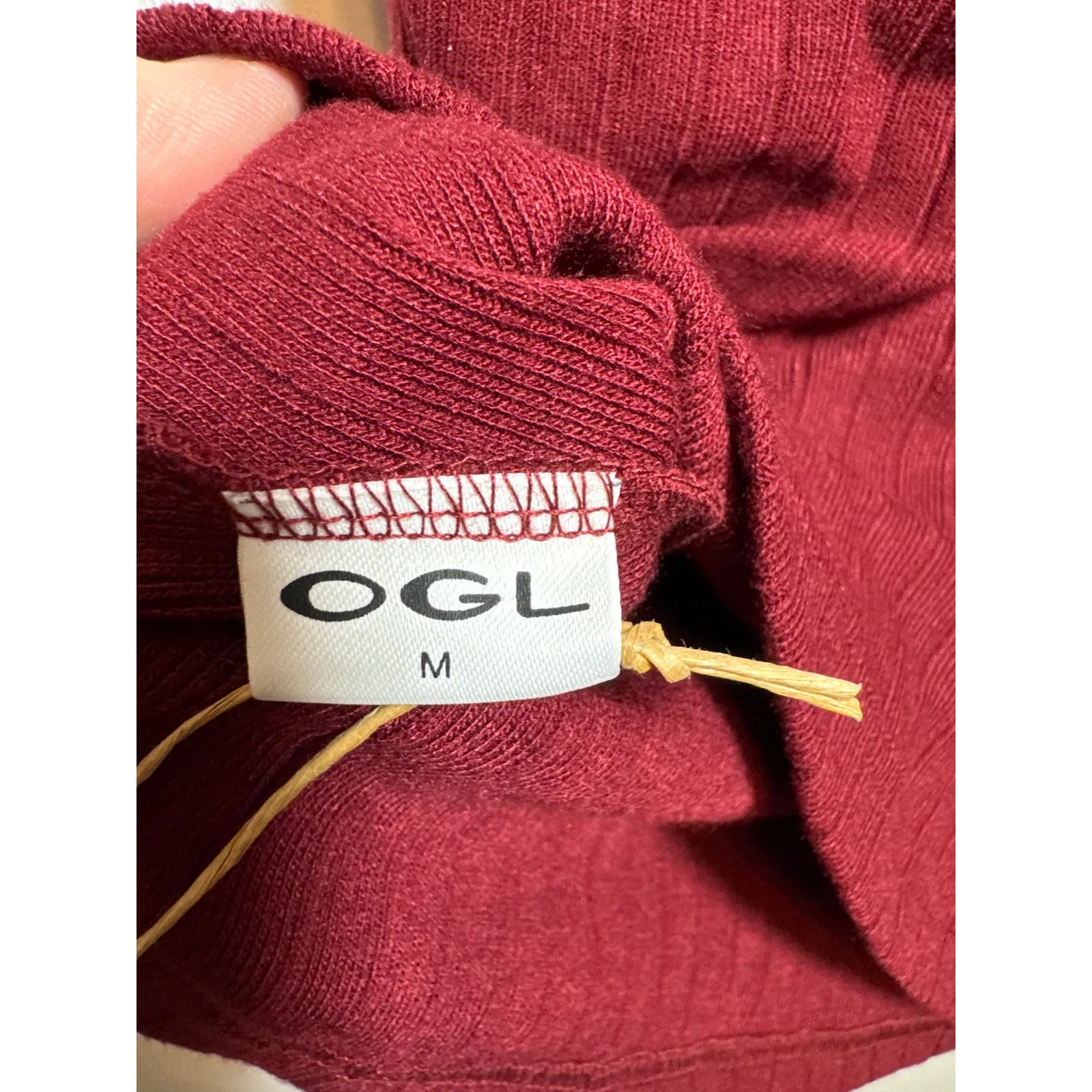 Brand New OGL Women's M Wide Rib Scoop Brami Tank Top Shirt Ancose Purple Size M - Image 8