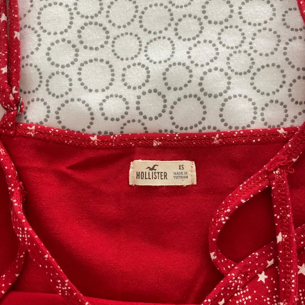 Hollister Red Crop Cami - Image 5