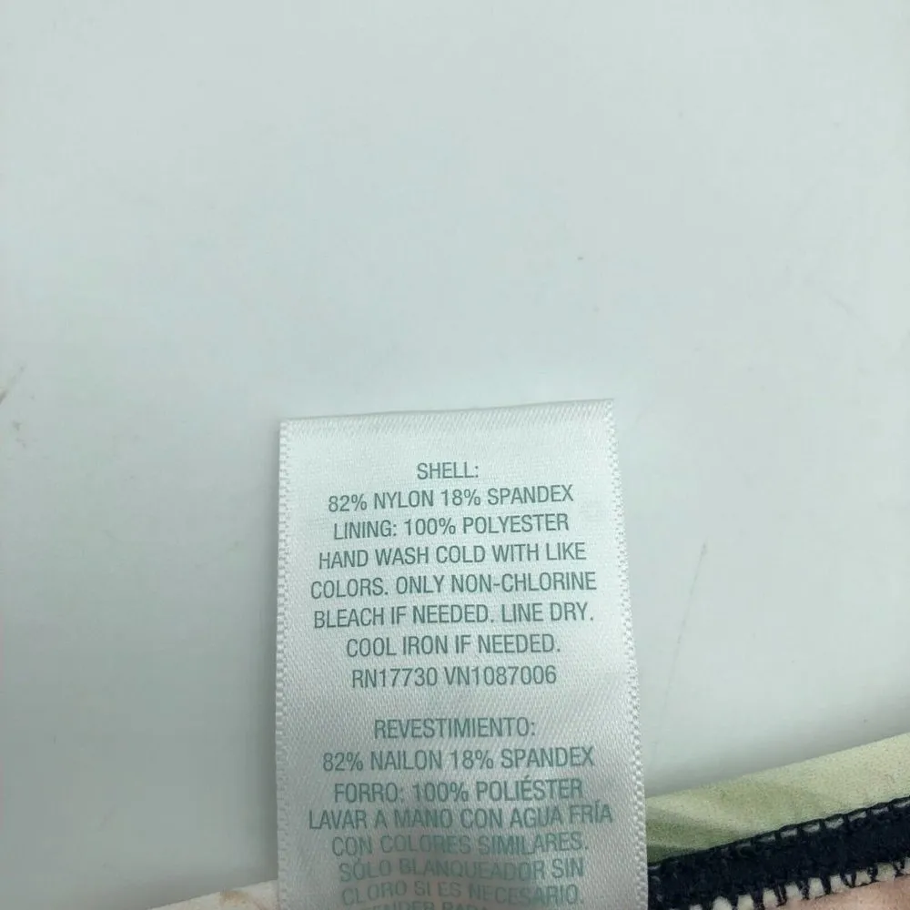 Kona Sol Bikini Bottom Medium Coverage Hipster Floral Navy Blue XL - Image 4