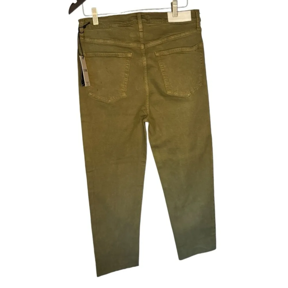 RE/DONE Washed Sage 70s Ultra High-Rise Stove Pipe Jeans Size 30 193-3WUHRTV NWT - Image 8