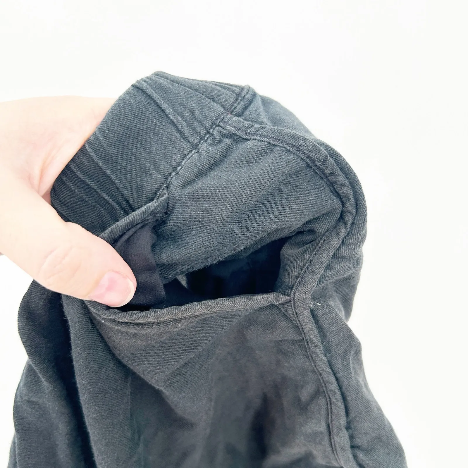 Madewell Womens Comfy Go-To Summer‎ Basic High Rise Pull On Shorts Size L Black - Image 6