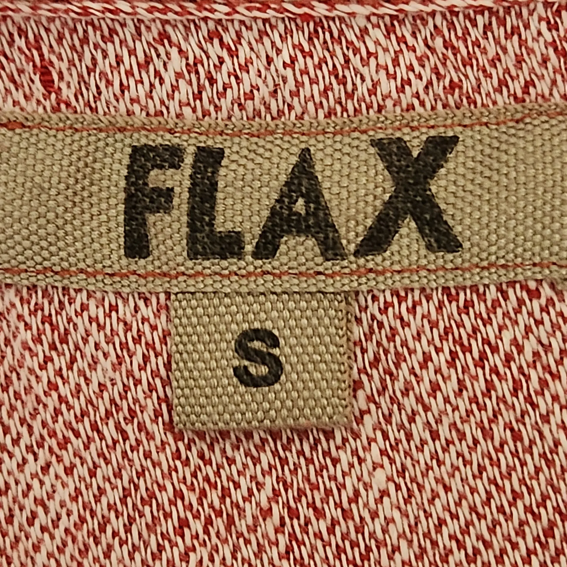 Flax Red Sleeveless Linen Top Size Small Red Linen Blouse - Image 6