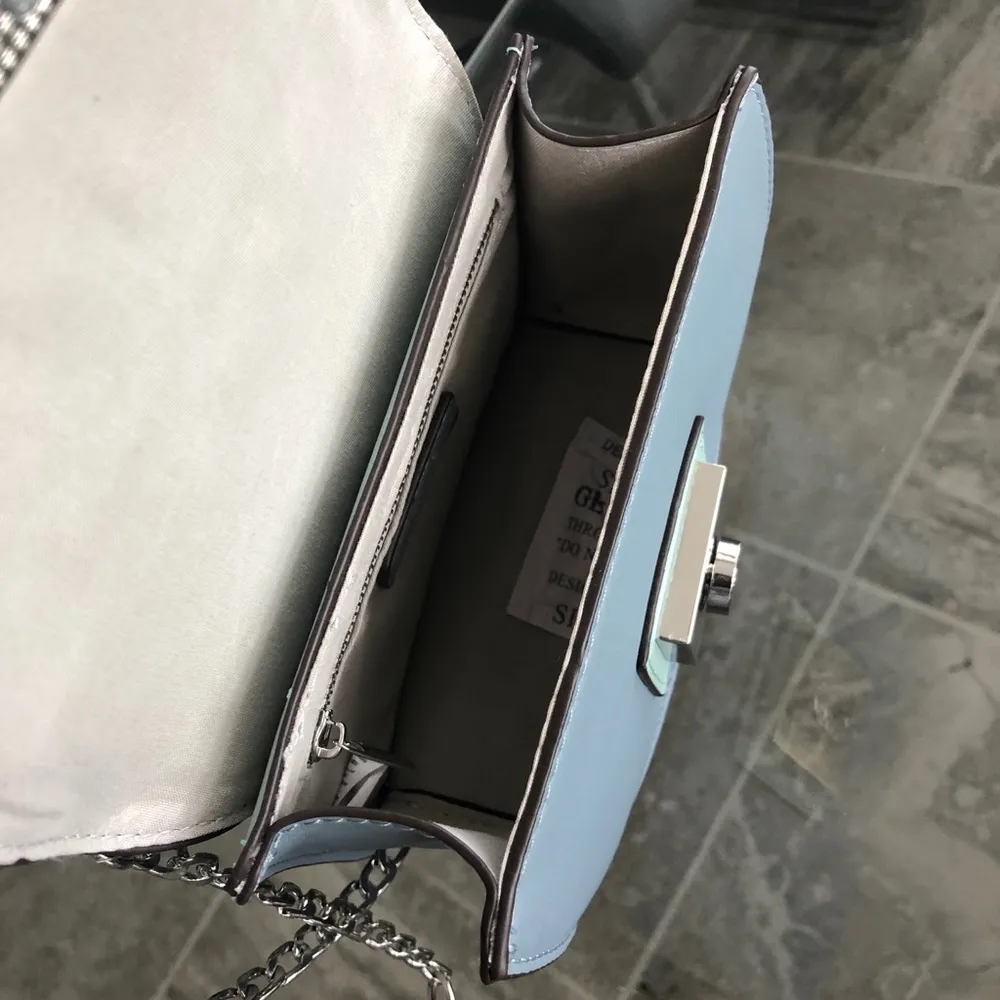 BCBGeneration Crossbody Bag Raphaela in Ash Blue Navy Mint New w/Tag - Image 9