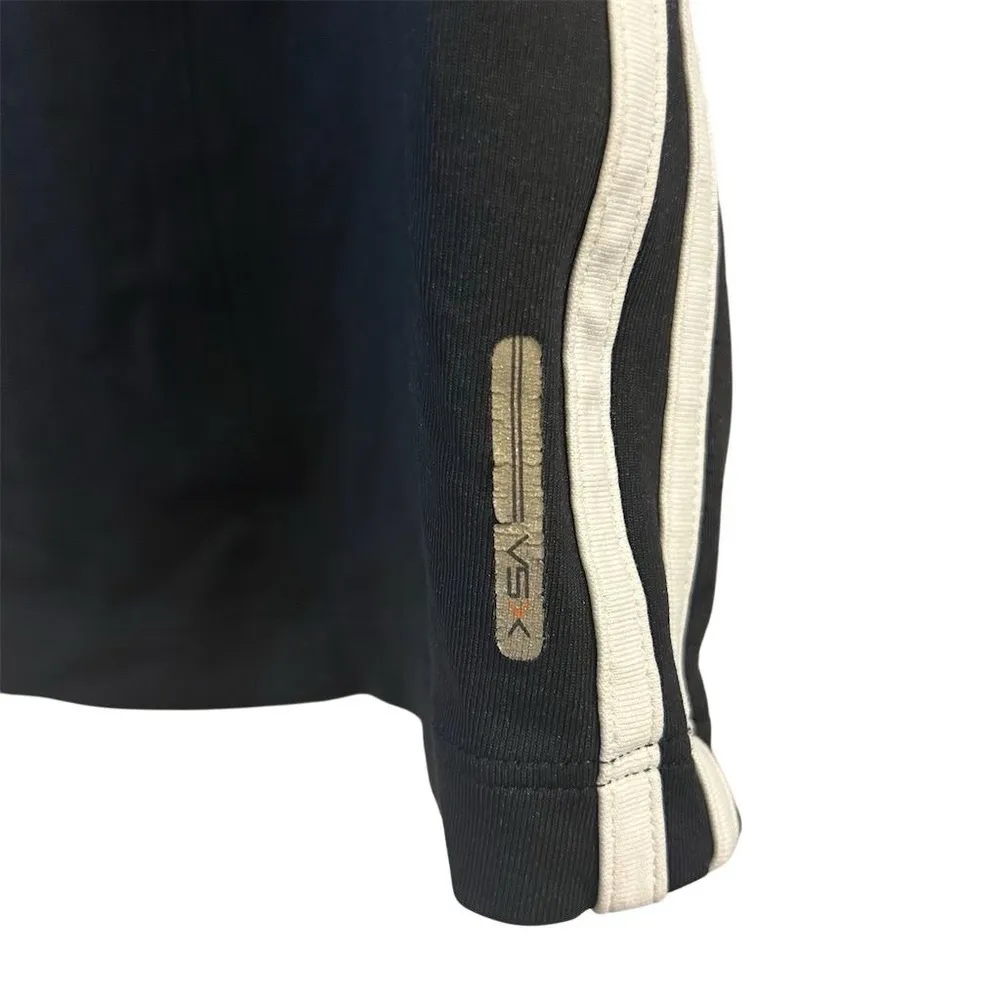 VSX Sport Women's M Black Sleeveless Zip Polo Top with Bra - Image 4