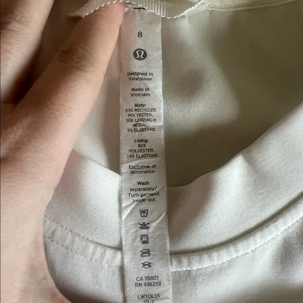 Lululemon Softstreme Back in Action Dress Size 8 *Flaws - Image 6