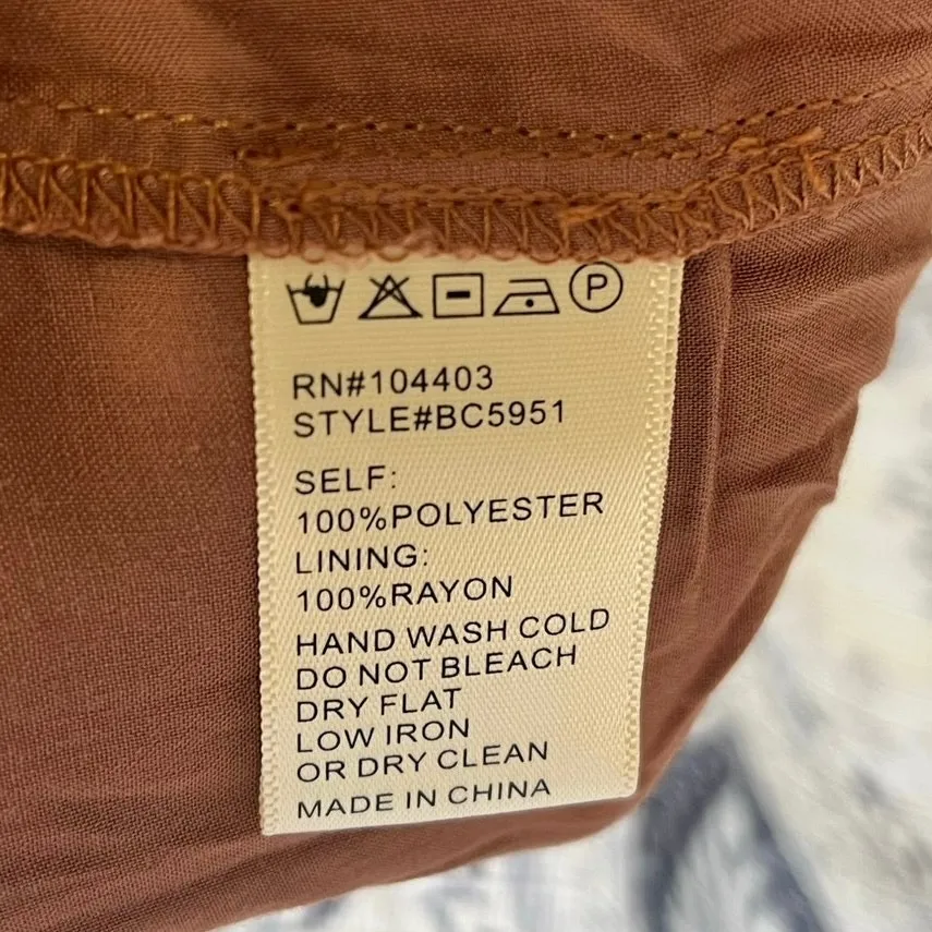 J.O.A. Brown Romper Size Large‎ - Image 10