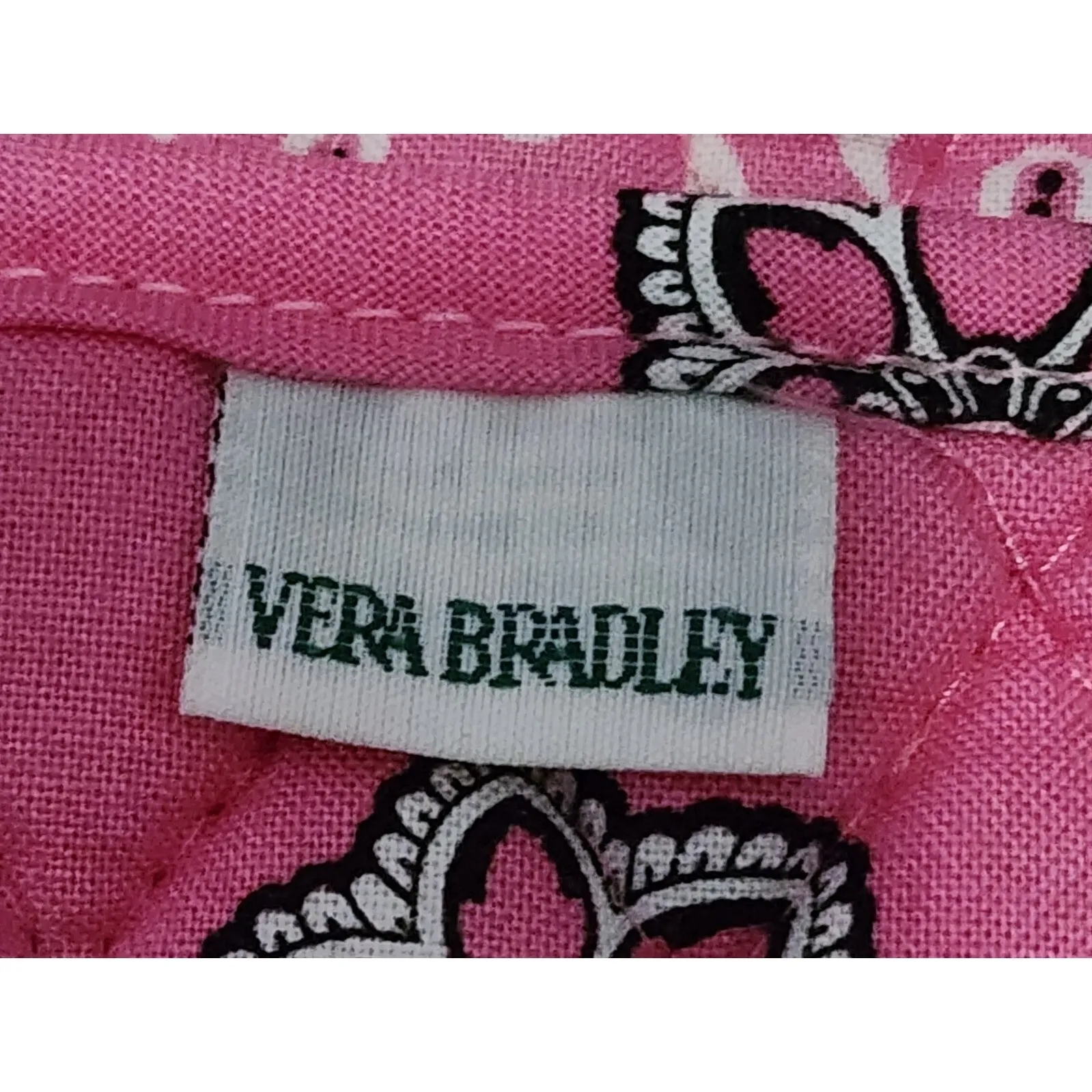 VtgVera Bradley Women's Paisley Tri-Fold Pocket Wallet Cotton Quilted 3.5"x4.25" - Image 7