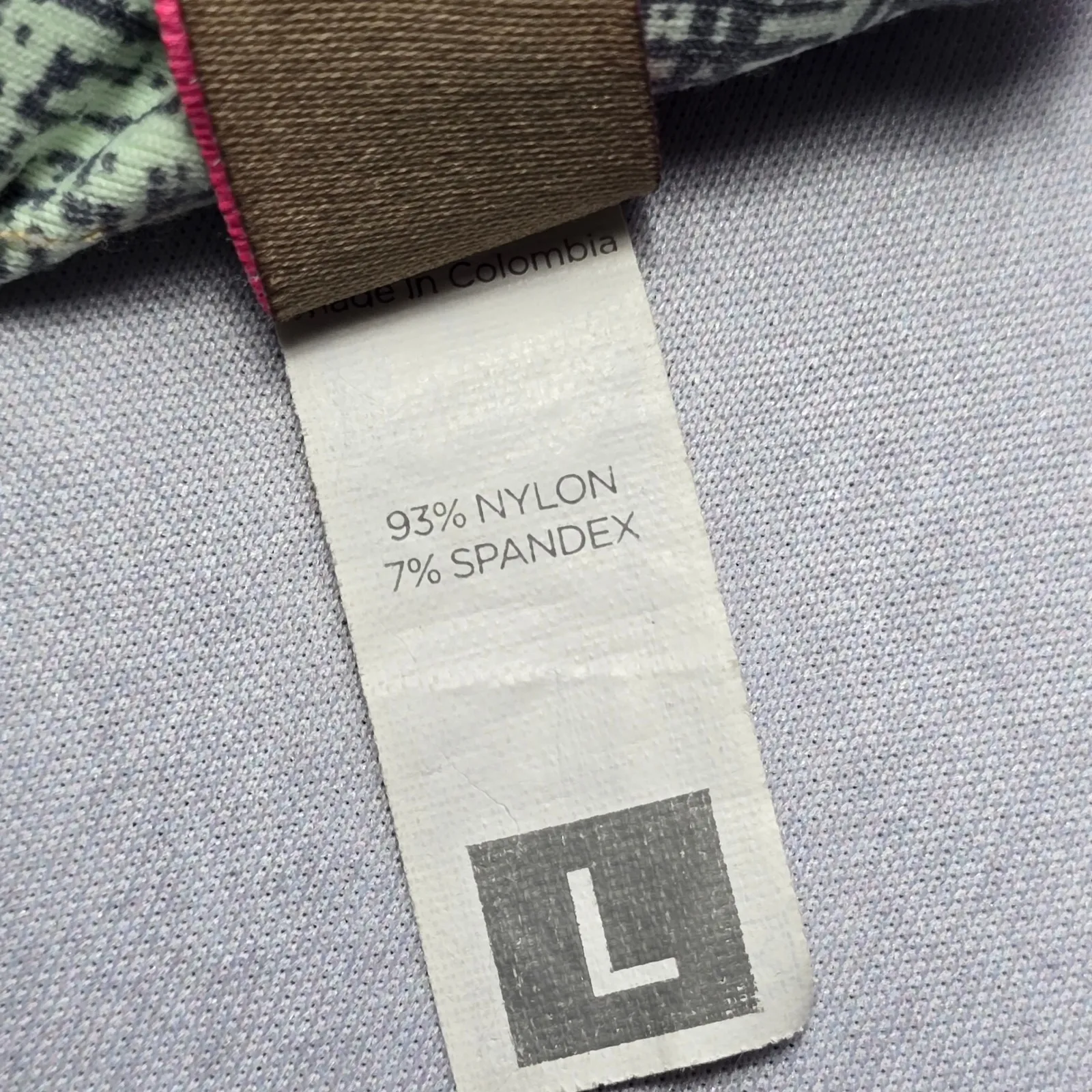 Maaji Pink Geometric Ruffle Padded Tie Floral Swim Bra Beach Bikini Top‎ L Large - Image 5