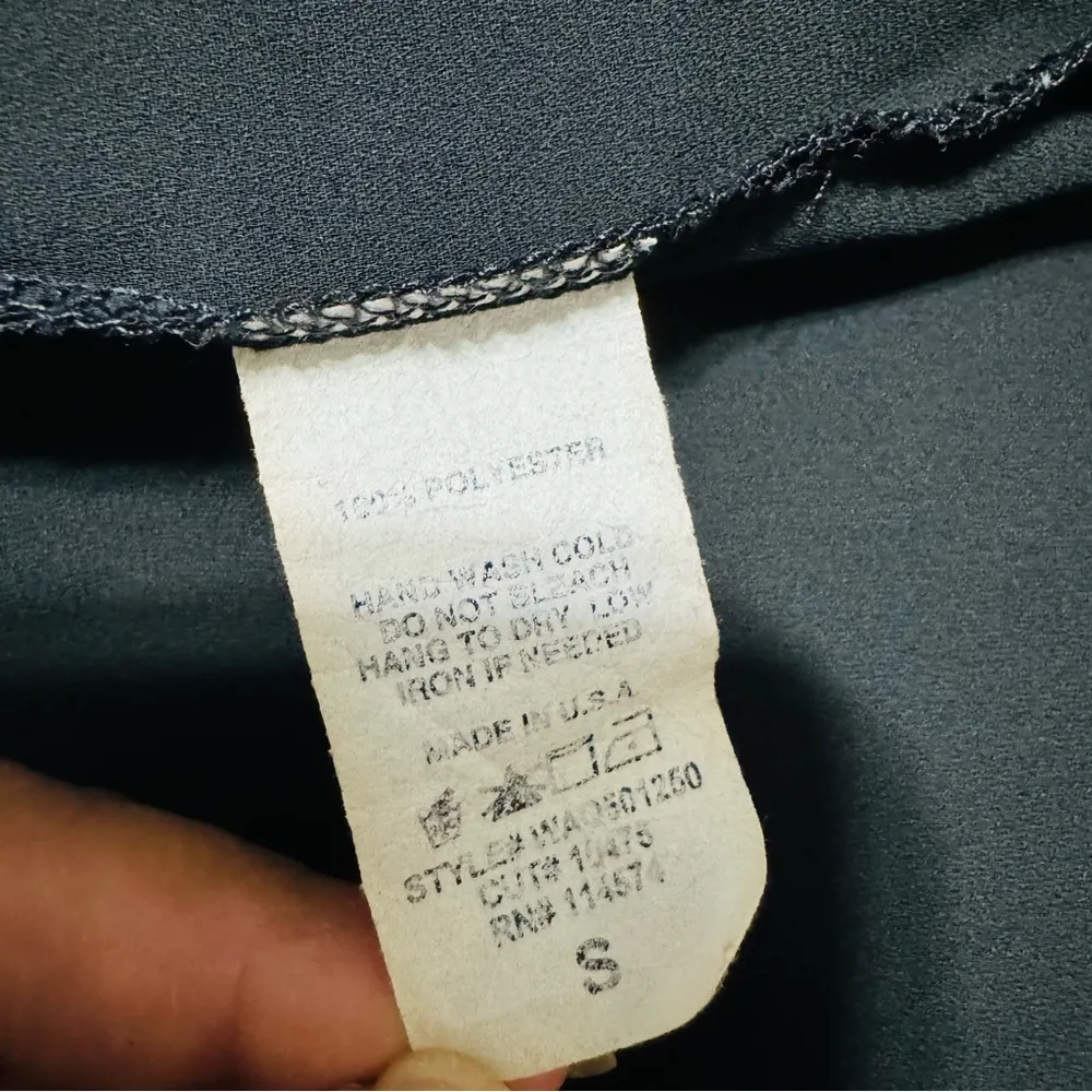 Pleione Women Black Sleeveless Relaxed Business Casual Tank Top‎ Size S Made USA - Image 9