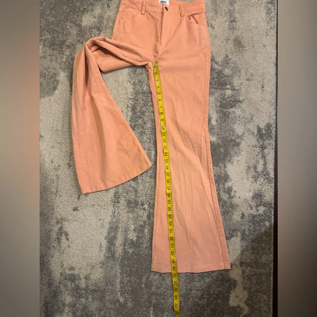 Peach Flared Women Princess Polly Corduroy Jeans - Image 7