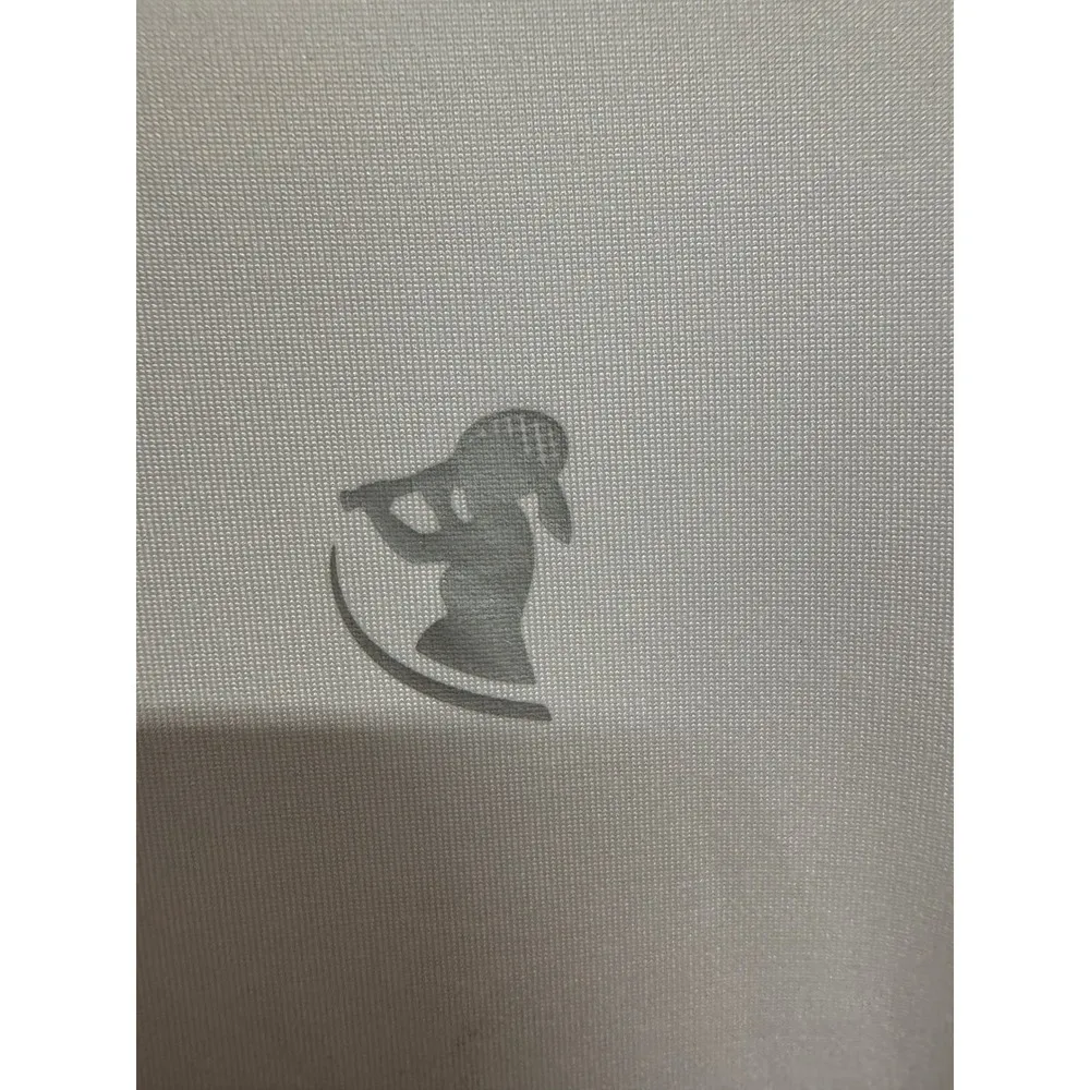 Playing 9 Maternity Tennis Dress Pickle Ball Size Large Solid White Active - Image 4