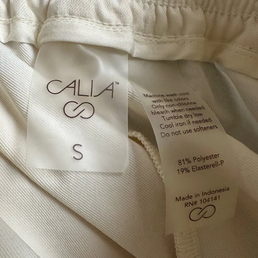 Calia by Carrie Underwood Butter Yellow Paperbag Wrap Skort Shorts Small - Image 3