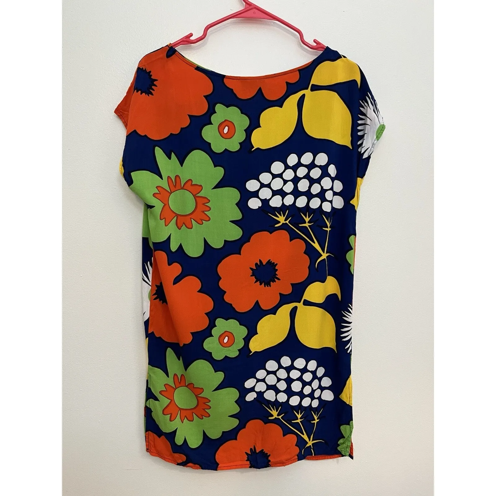 Marimekko Target Bright Floral Mini Dress Garden Resort Kukkatori Print Size‎ XS - Image 4