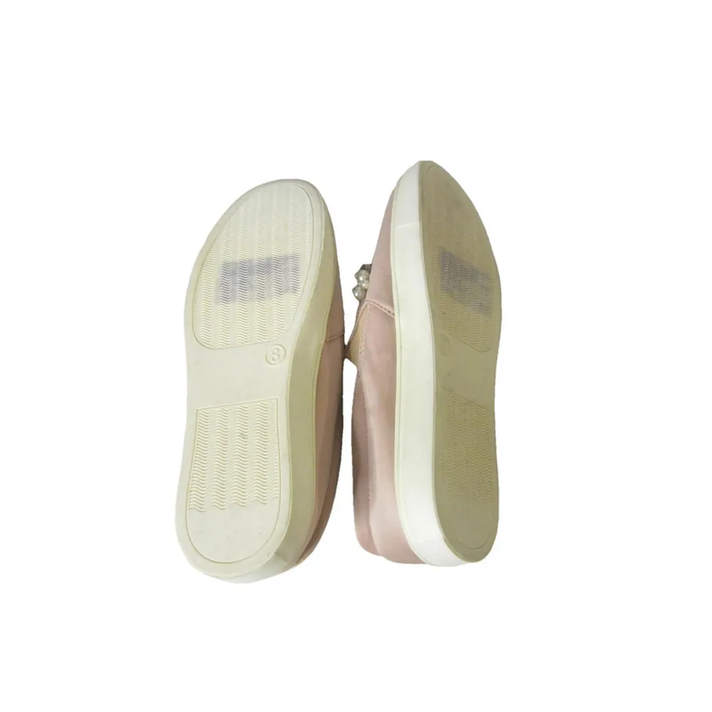 Big Buddha Women’s Size 8 Pink Slip-On Sneakers with Rhinestones & Faux Pearls - Image 6