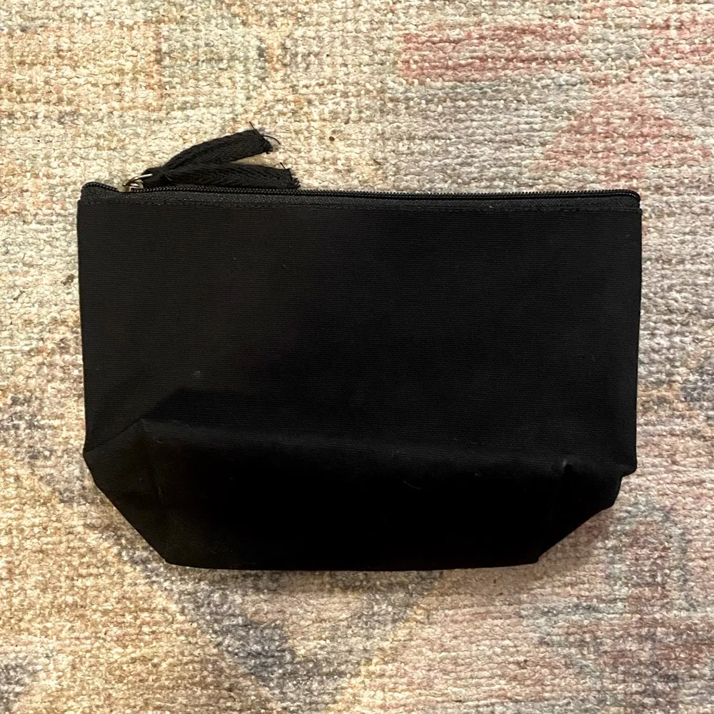 “M” Monogrammed Toiletries Bag in Black - Image 3