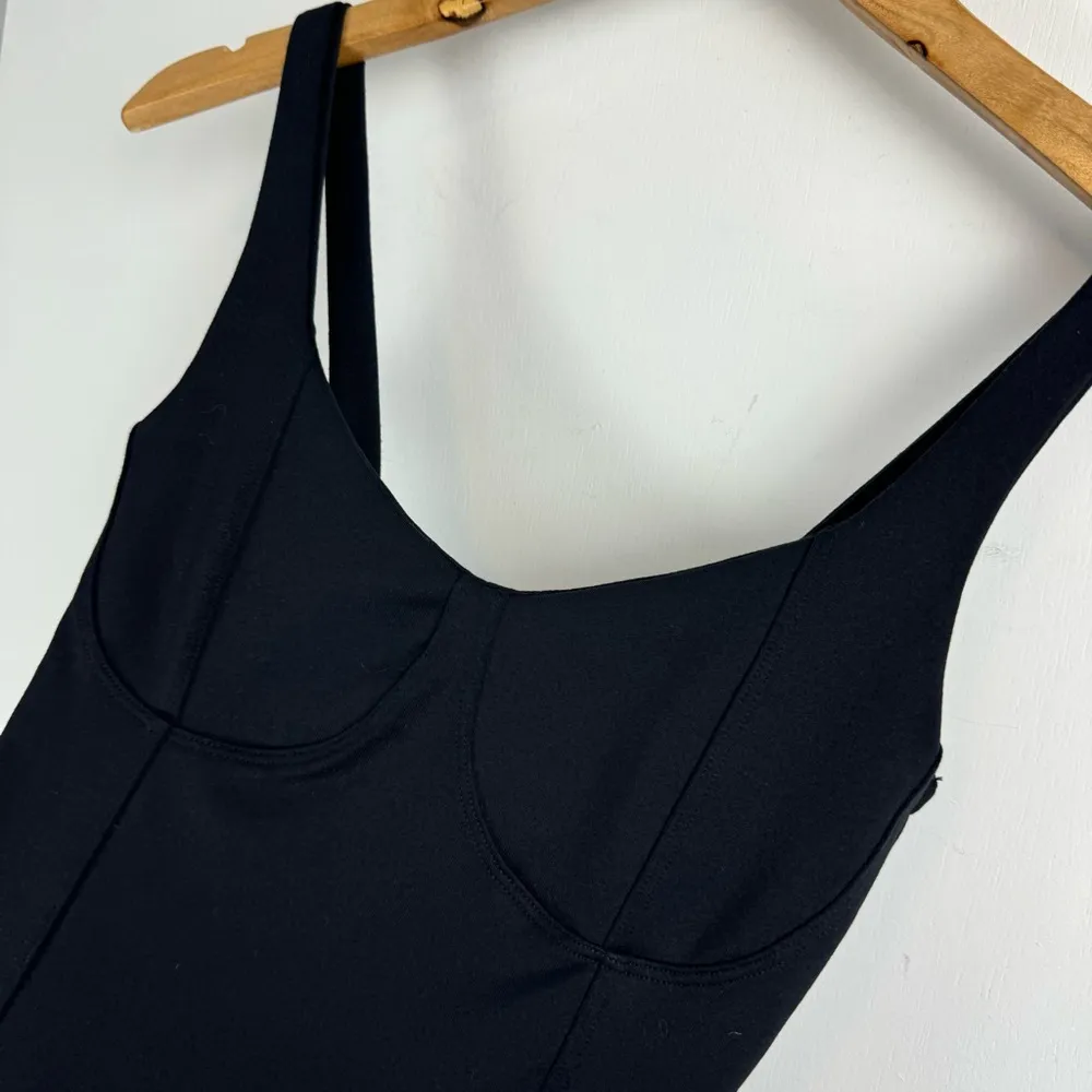 Abercrombie & Fitch Corset Bodysuit Sz XS Black Soft Collection - Image 8