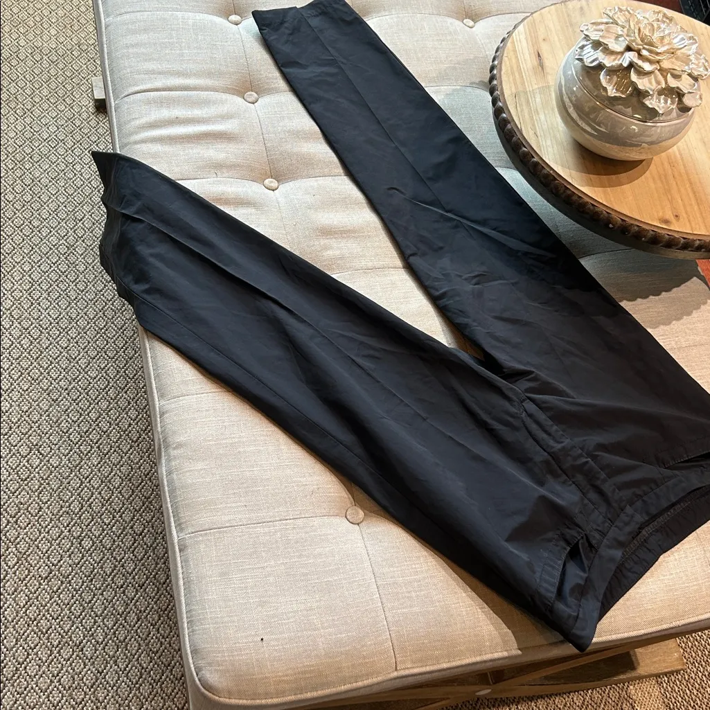 Dirk Bikkembergs Navy Slack Nylon Trouser Pant Blue Size 8 - Image 3