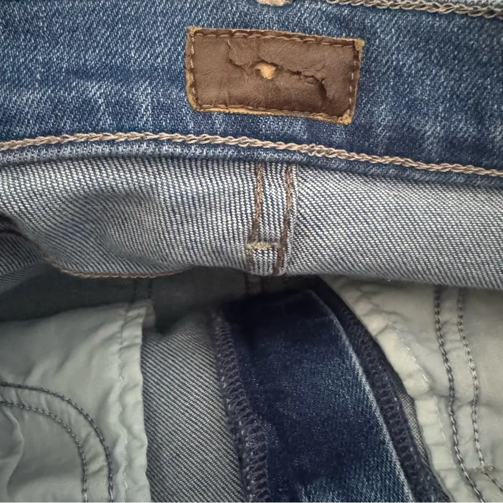 MOTHER The insider Crop Step Fray Jeans In Work Hard Play Hard Size 25 Blue - Image 10