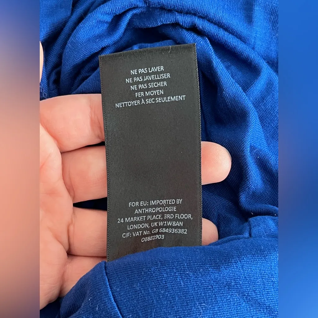 Anthropologie Maeve Sonata Jumpsuit in Blue Size 8 NWT $138 - Image 10