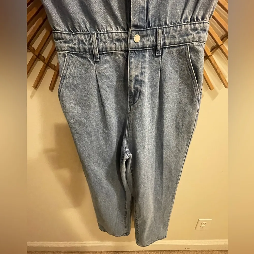 🆕 Women’s NWT Blank NYC Denim Jumpsuit Button Down - Image 4