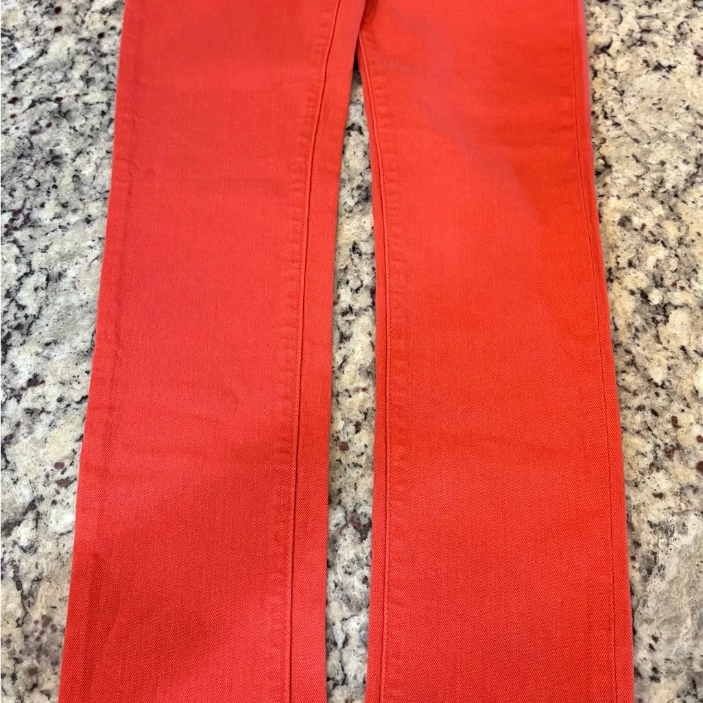 Vans Junior’s Bold Red Skinny Jeans - Image 5