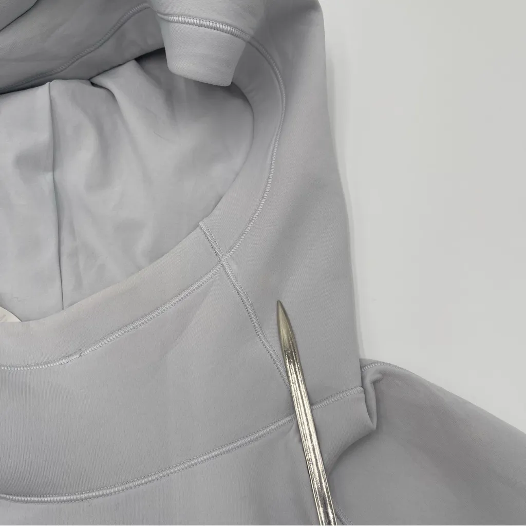 Lululemon Women's AirWrap Pullover Hoodie Lightweight Sweatshirt Alpine White 8 - Image 14