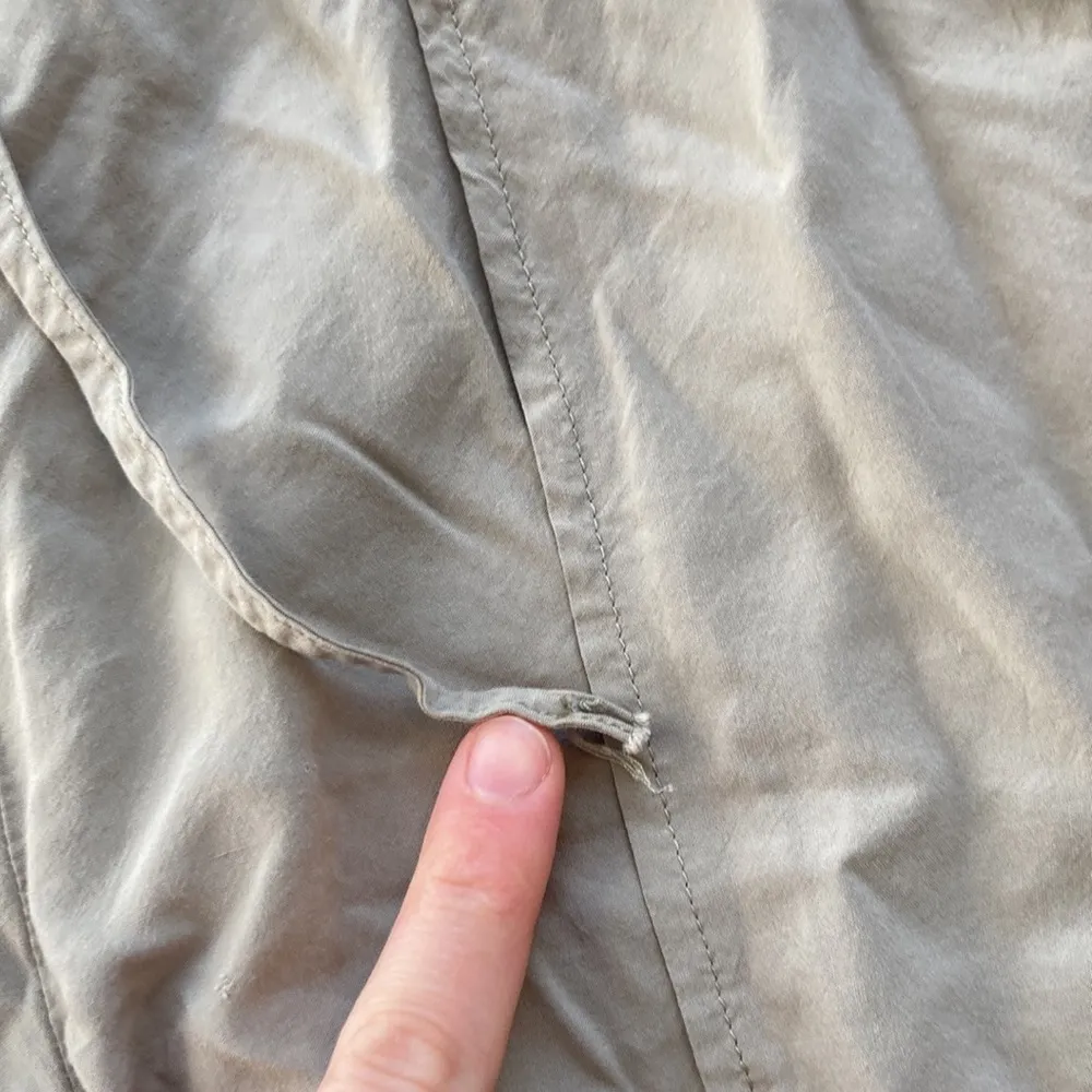 Michael Kors deep pocket draw string shorts in khaki green sz S GUC - Image 7