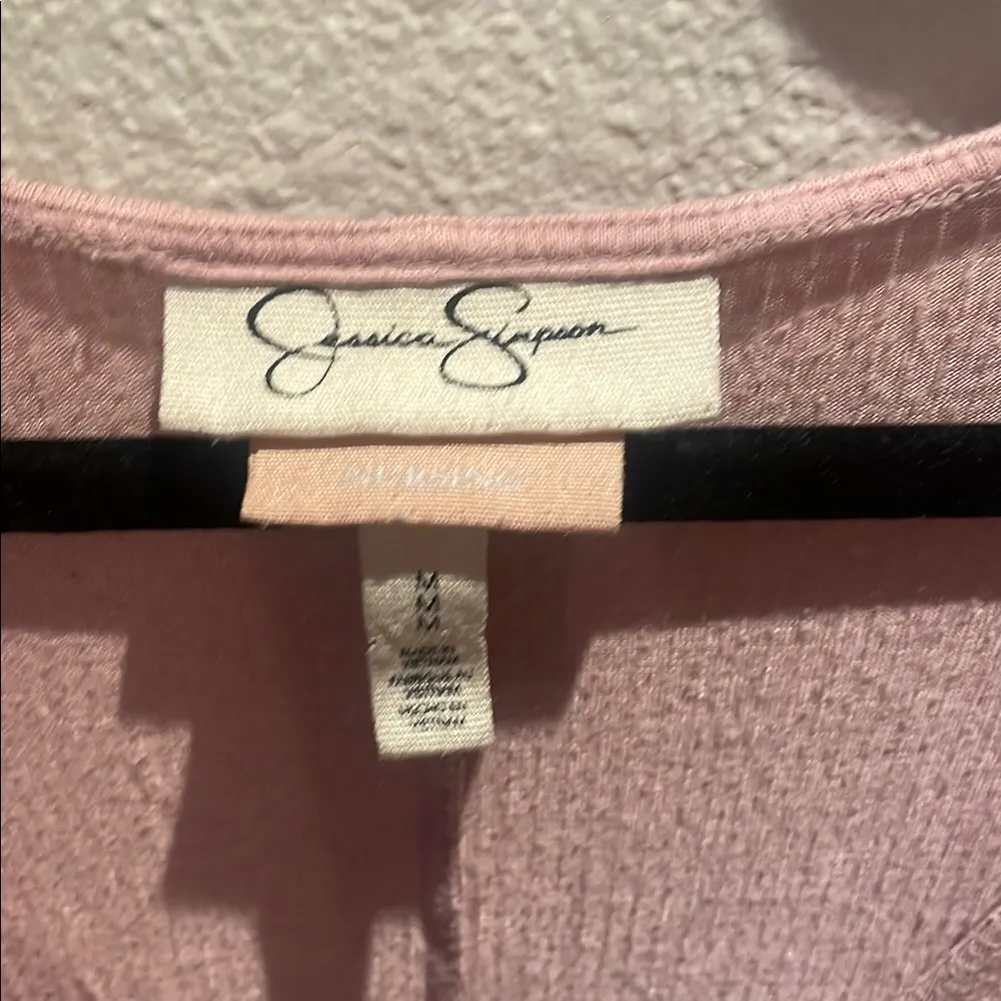 Jessica Simpson Pink Nursing Blouse - Image 2