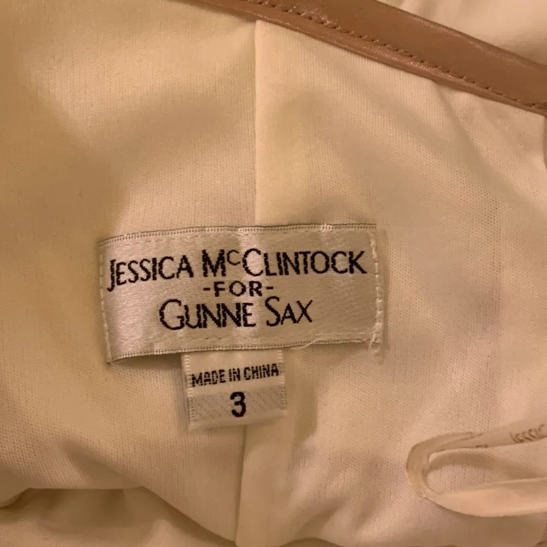 Gunne Sax  Gold Sequin Dress - Image 9