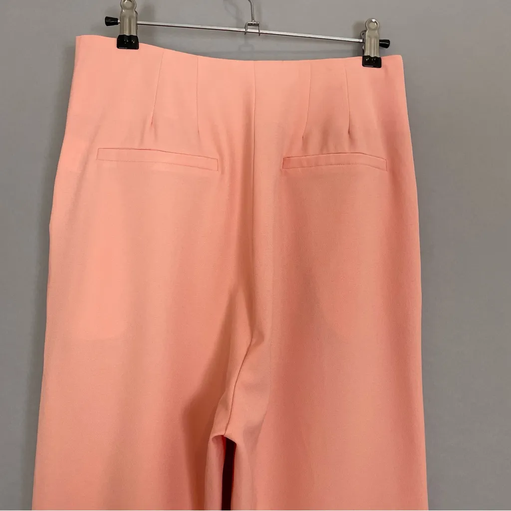 Pins and Needles Pleated Pants Cropped Ankle Size 4 Slacks Trousers Pink‎ Peach Pink - Image 6