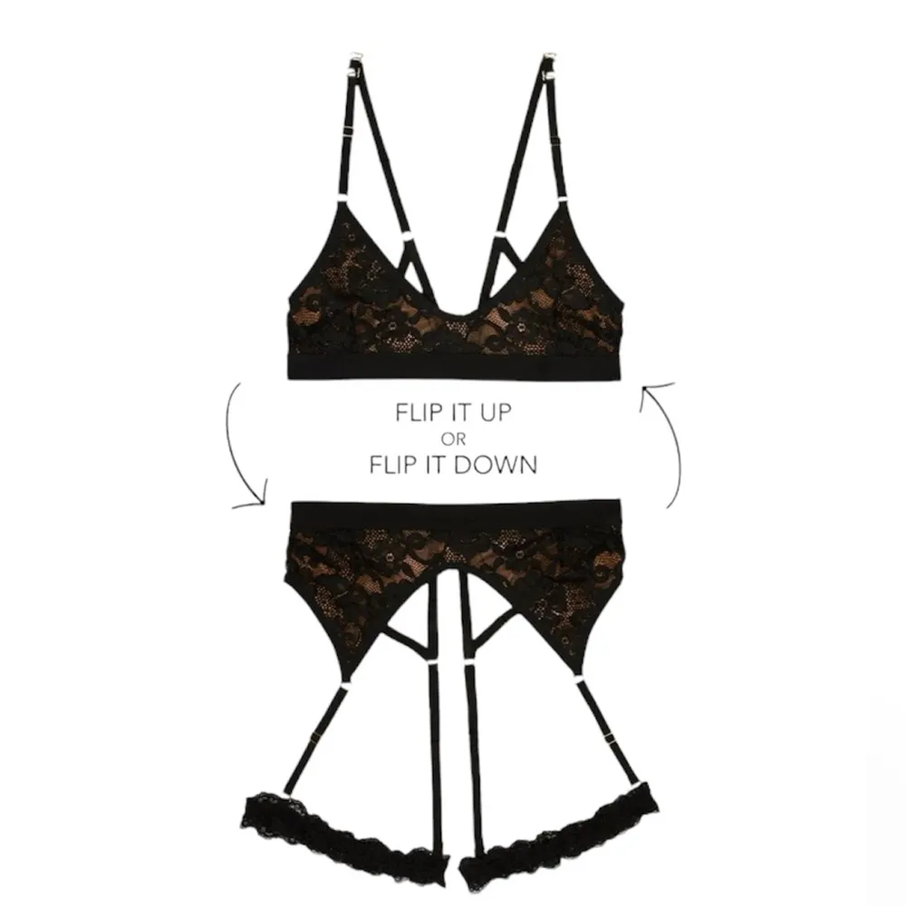 Revolve Free People We Are‎ Hah Black Guard Her Lace Bra Large - Image 4