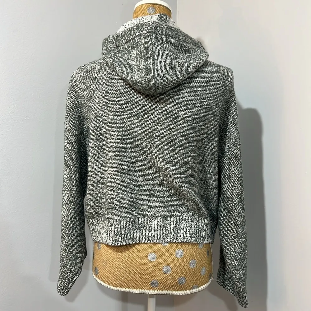 Ruby Moon  Gray Hooded Sweater Size Small - Image 5