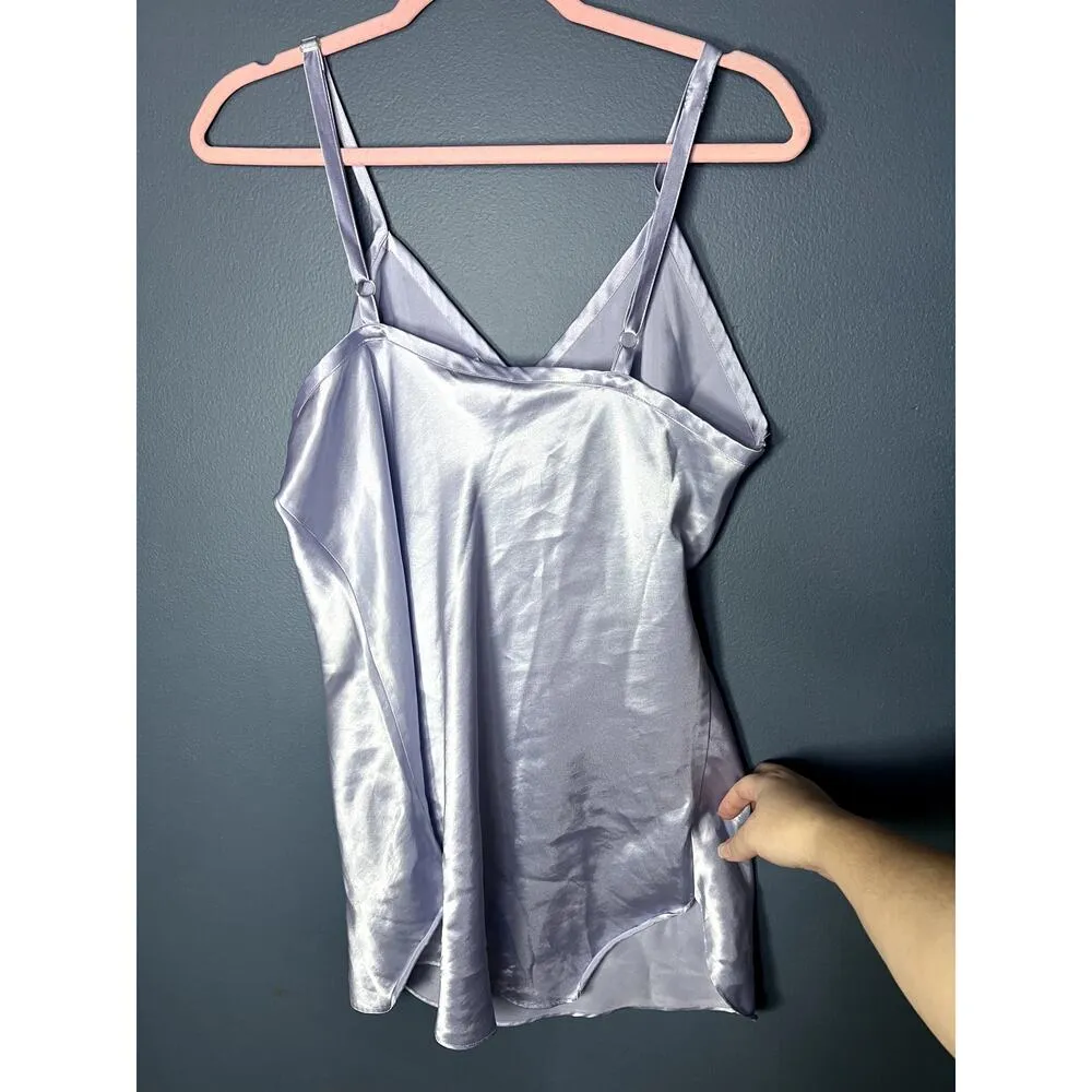 Morgan Taylor Intimates Slip Dress Women's Size Large Delicate Feminine Y2K 90s - Image 3