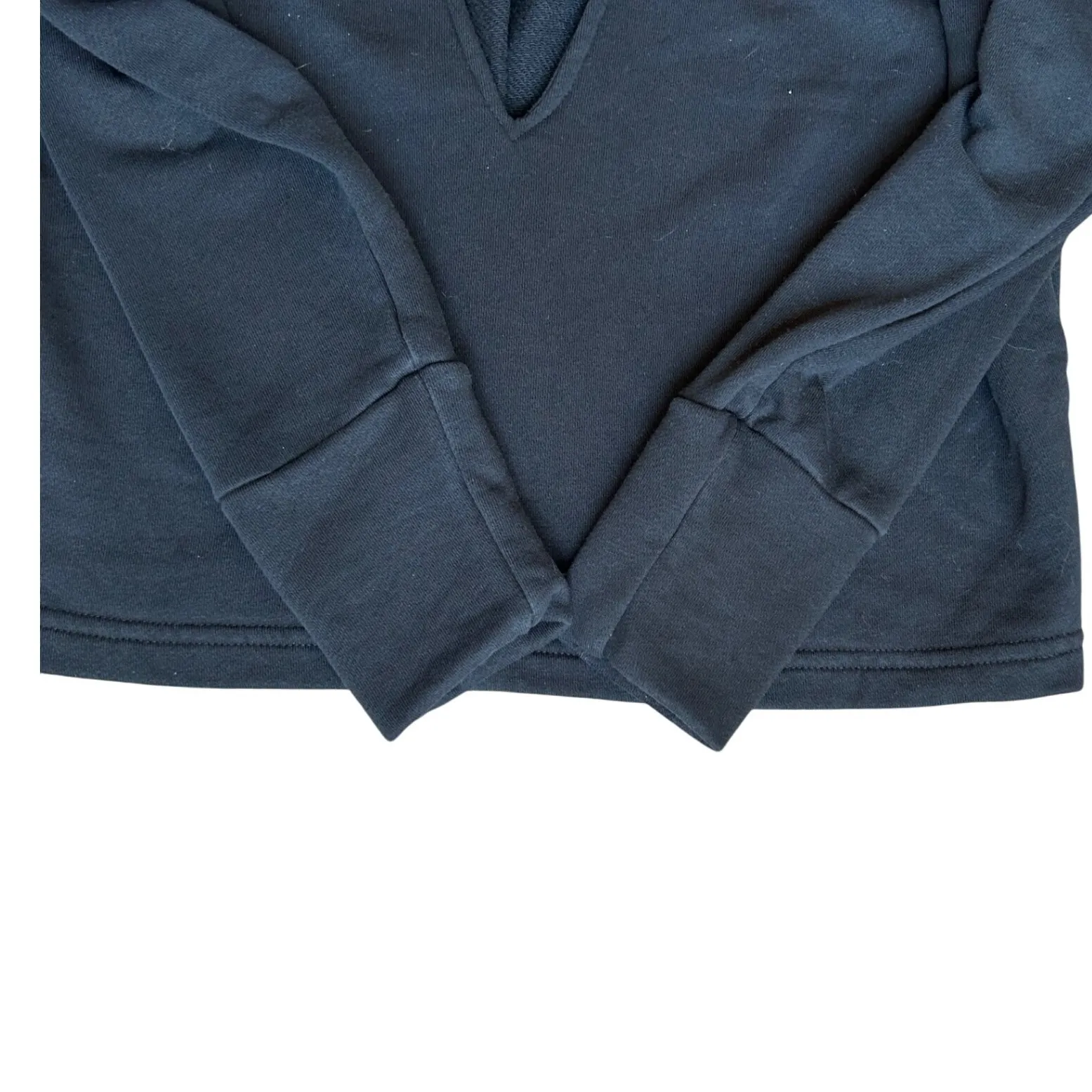 Varley  Kingsmill Open Back Pullover Sweatshirt Black‎ Size Small - Image 7