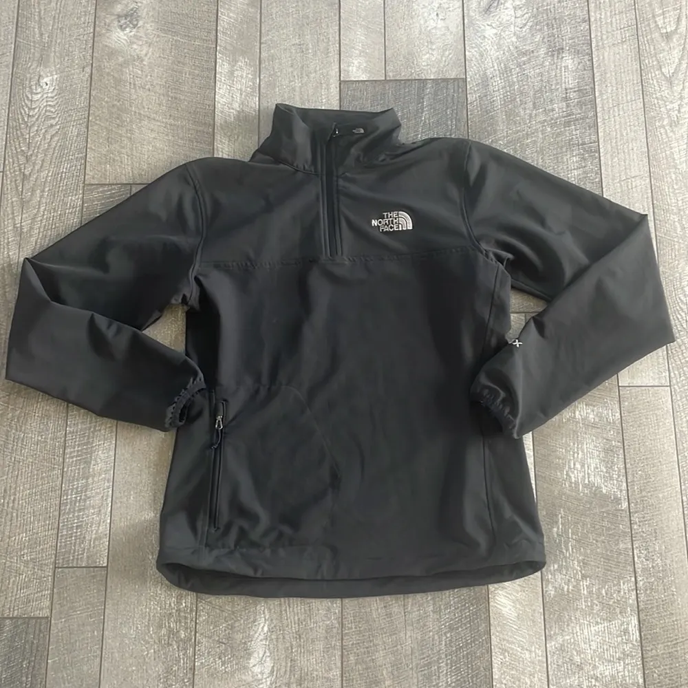 The North Face Apex Size Medium Black 1/4 Zip Pullover Top - Image 8