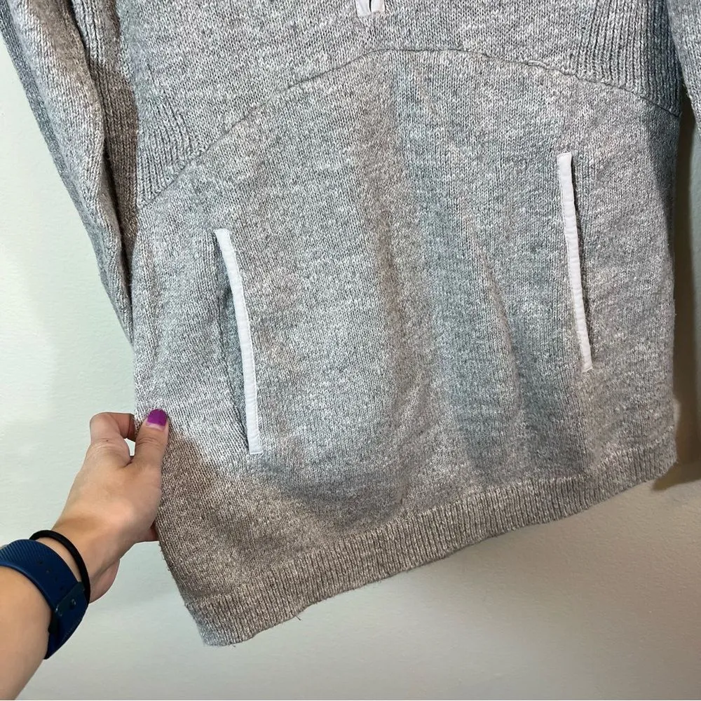 Lululemon Summit Stride Sweater Heathered Core Ultra Light Grey Women’s Medium - Image 6