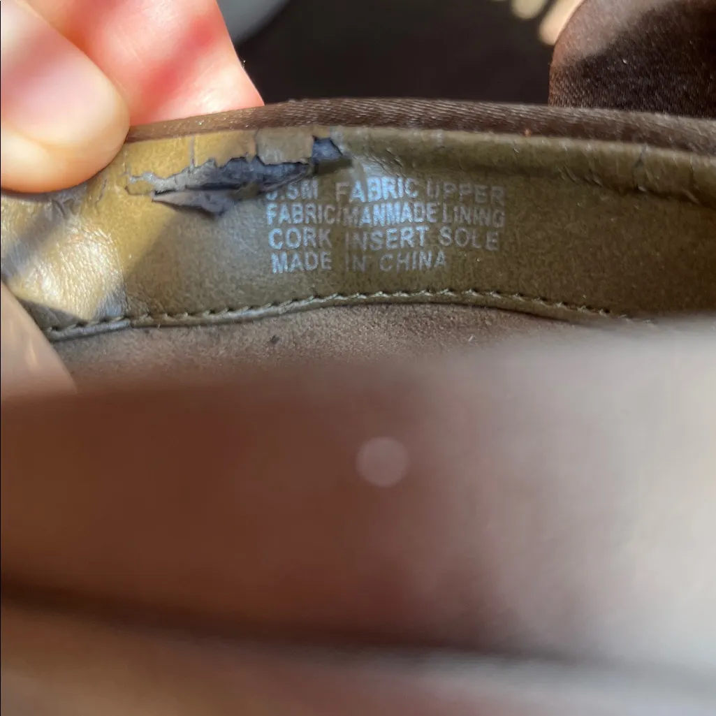 Gianni Bini Rhodes Satin Bow Detail Block Heel Platform Slide Sandals - Image 2