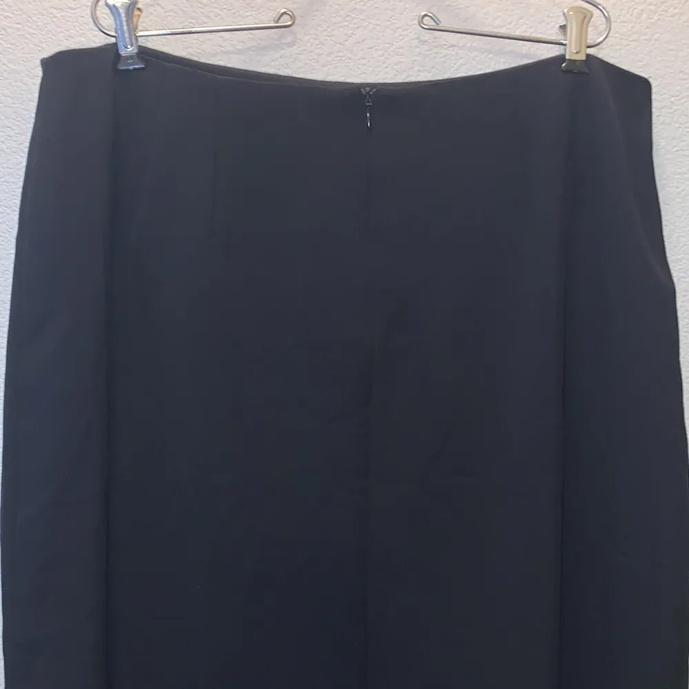 Tanjay vintage satin lined midi pencil skirt Black Size 16 - Image 5