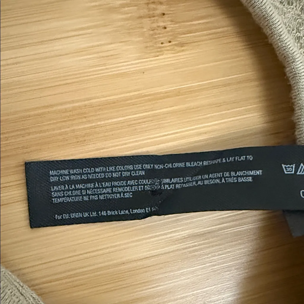 Out from Under by Urban Outfitters Women's Teen Girl Size XS Ribbed Tan Crop Top - Image 12