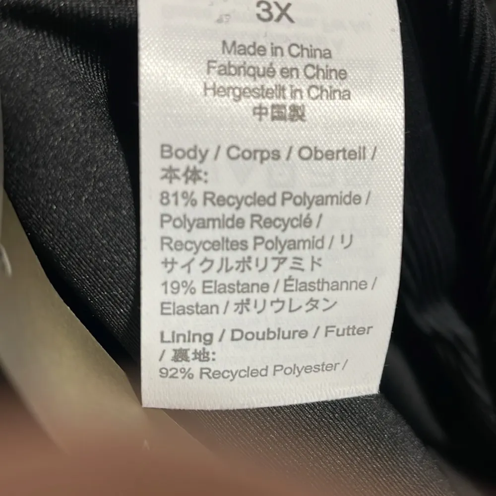 J Crew Ribbed High Rise Cheeky Bikini Swim Bottom Black 3X (22-24) NWT - Image 7