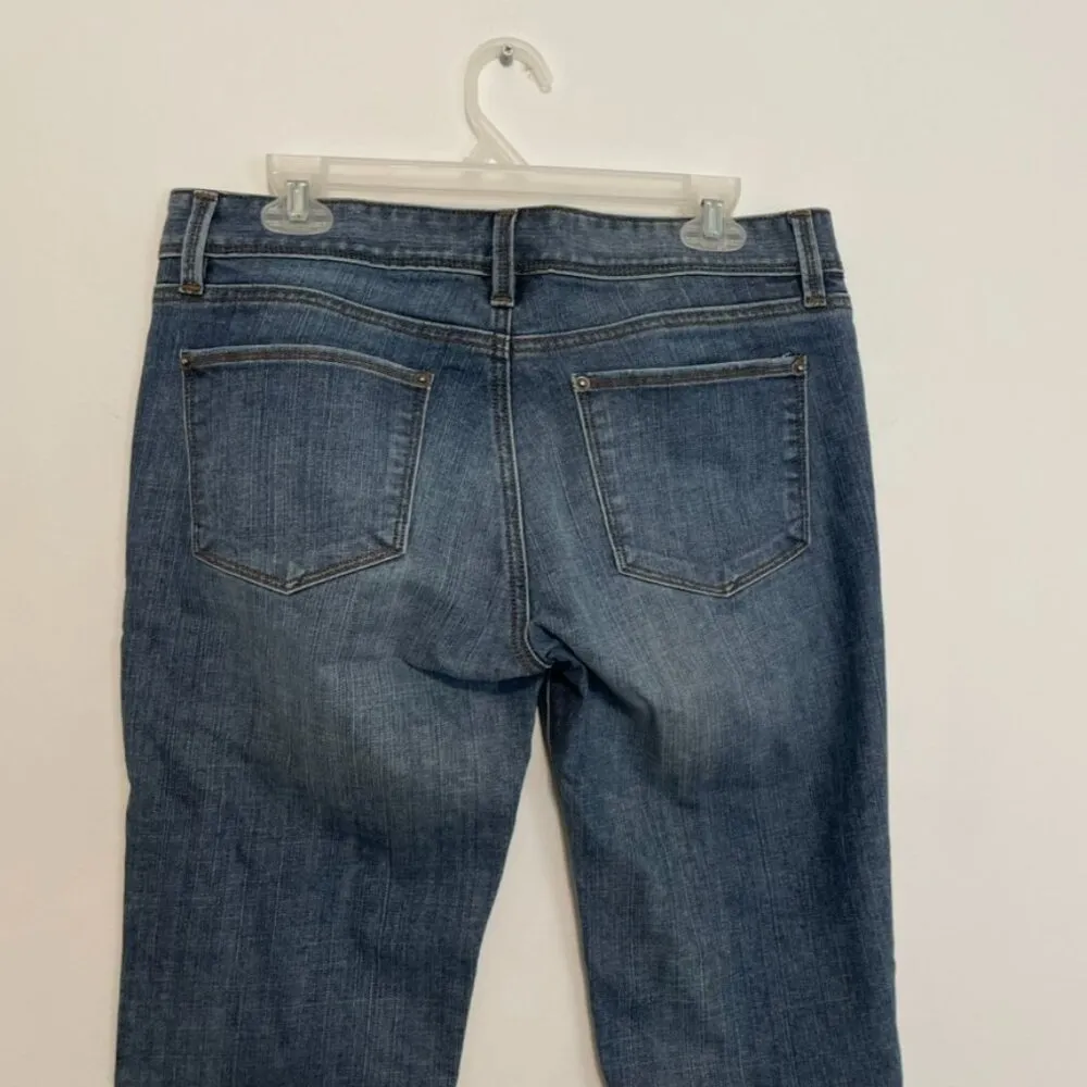 ANN TAYLOR LOFT Modern Crop Medium Wash Faded Cropped Ankle Jeans or Jean Capris - Image 10