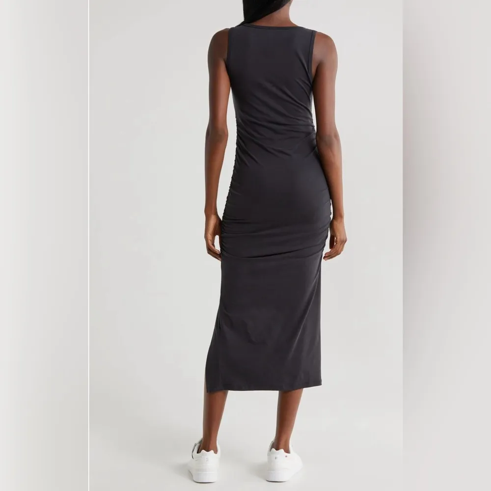 Beyond Yoga Fit the Mood women’s black Midi Tank Dress size Medium $122.00 ￼ - Image 2