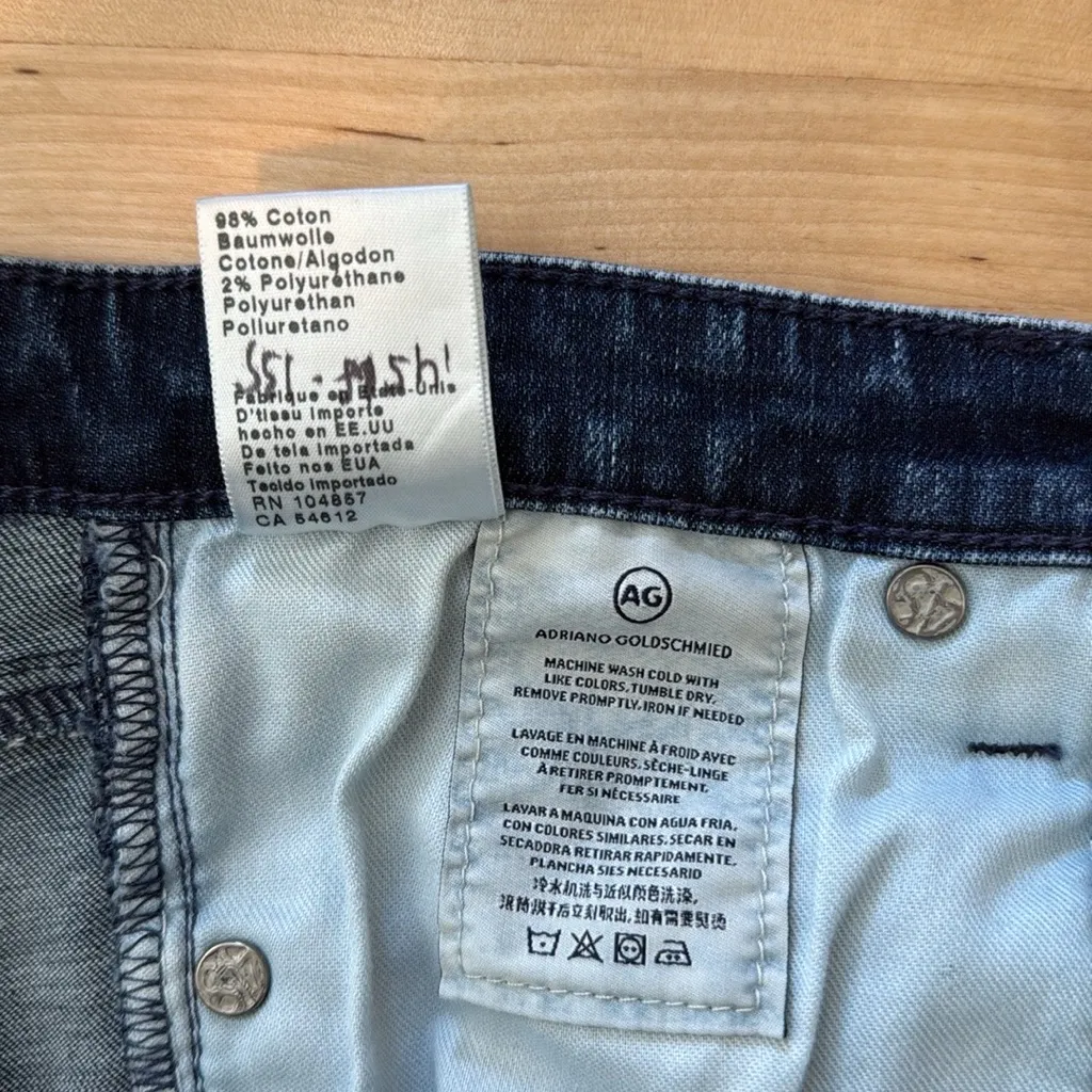 AG Adriano Goldschmied Mid-Rise "The Legging Ankle" Super Skinny Ankle Jeans, 28 - Image 9