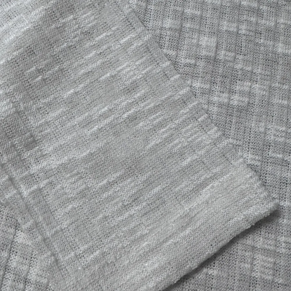 NWOT  Aura Layering Top Ivory Sheer Shirt Intimately Free; Medium - Image 8