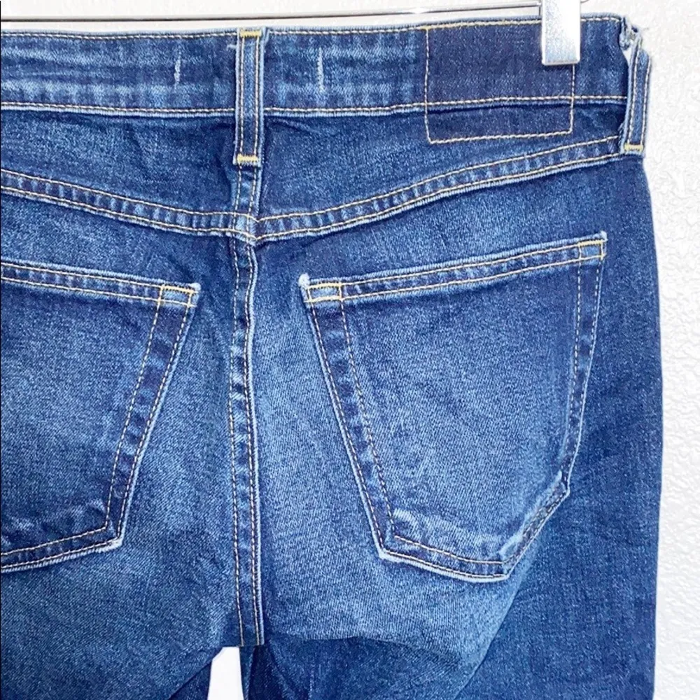 Amo True Blue Twist Split Ankle Dark Wash Jeans Size 25 - Image 8