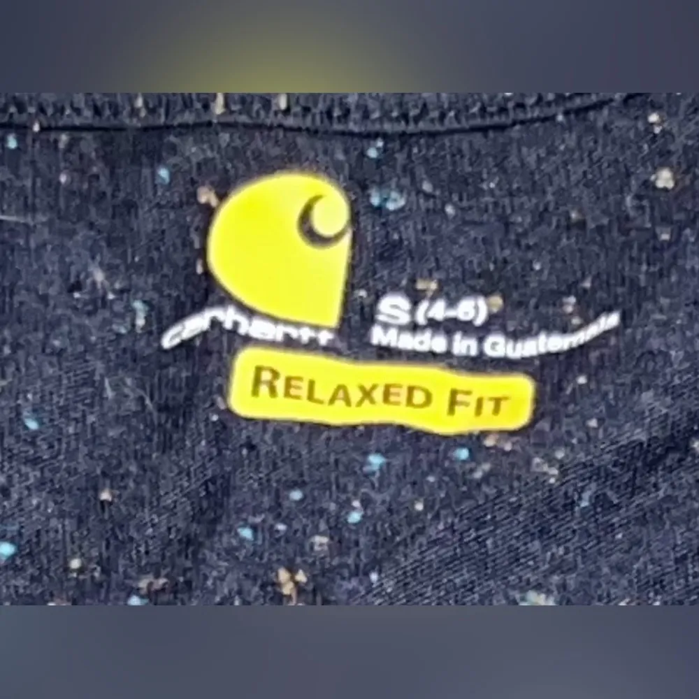 CARHARTT Long Sleeve Speckled Top sz S - Image 3