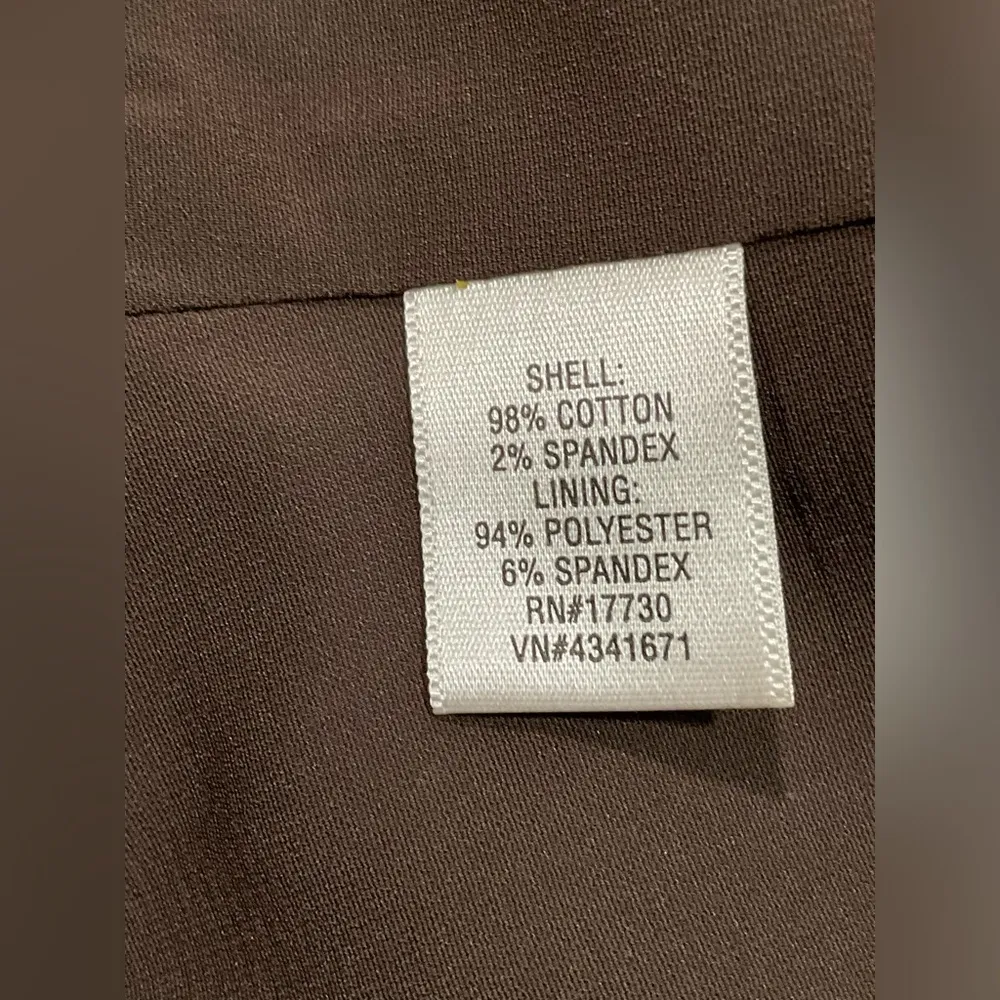 VINTAGE MOSSIMO CHOCOLATE BUTTON UP BLAZER Size 18W - Image 6