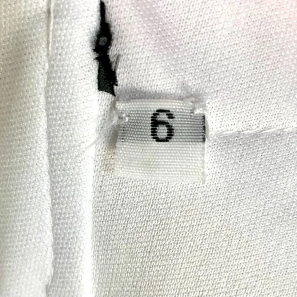 Custom 2PC Set Pageant Floral Embroidered Halter Top White Shorts Chiffon Skirt Size 6 - Image 10